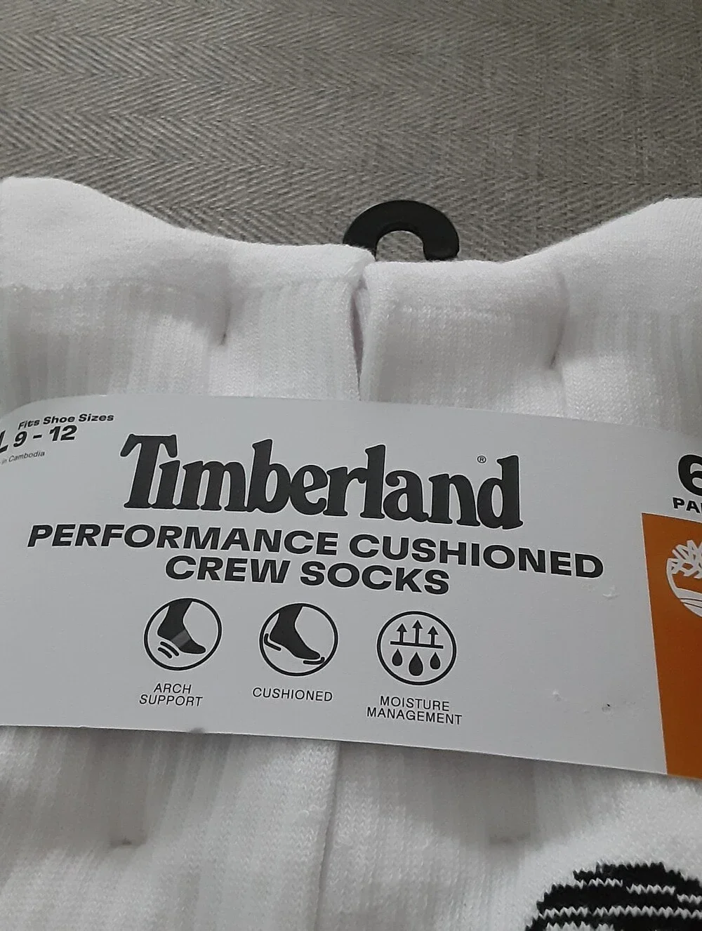 TIMBERLAND Performance Crew Mens Socks ( 6pk )